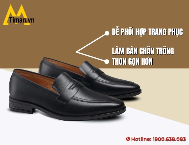 Ưu điểm khi nam giới mang giày mũi nhọn nam