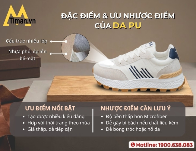 Đặc điểm cùng ưu nhược điểm của da PU