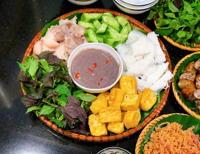 Bún đậu mắm tôm cực ngon