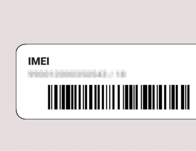 IMEI là một dạng mã số gồm 15 số được in trên hộp máy