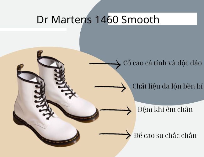 Giày Dr Martens 1460 Smooth
