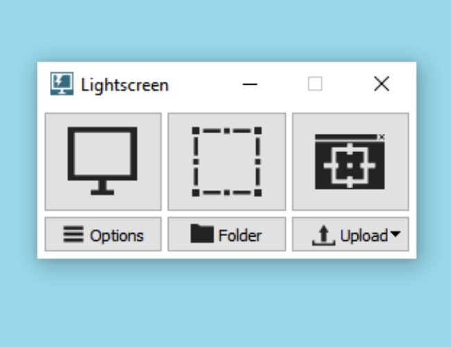 Phần mềm chụp màn hình Lightscreen  