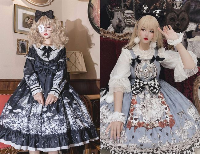 Phong cách Lolita có tay áo phồng