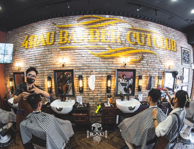 4RAU Barber Shop là địa điểm quen thuộc của giới trẻ