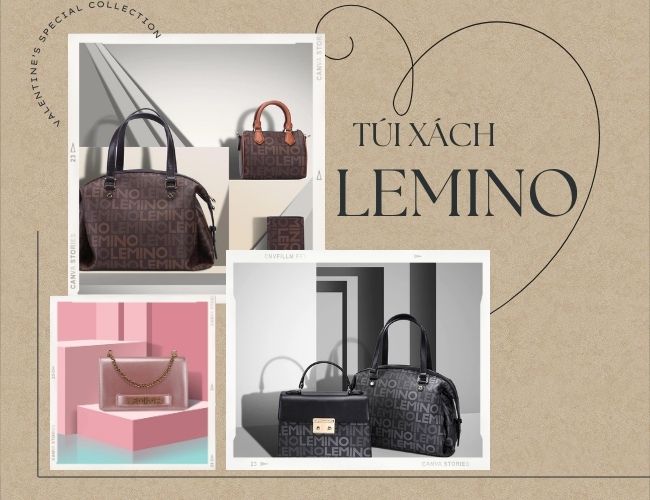 Túi xách chính hãng từ thương hiệu Lemino