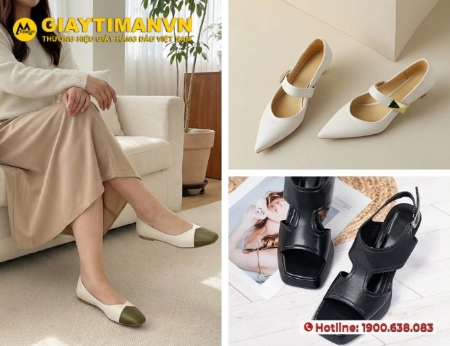 Các mẫu giày cao gót mà quý cô có bắp chân to nên chọn