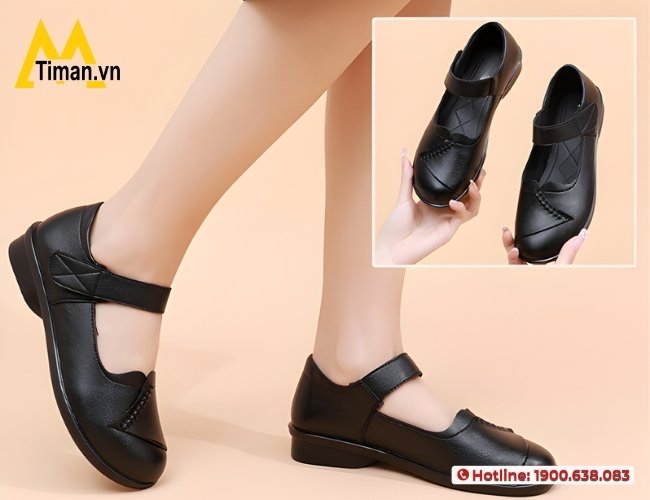 Chọn giày đen nữ phù hợp khi phối đồ