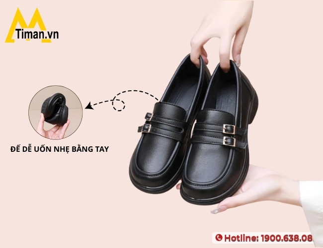 Giày nữ không dây dễ uốn khi mang sẽ không lo đau chân