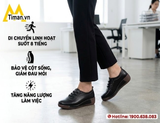 Những ưu điểm khi phái đẹp sử dụng giày nữ đi làm