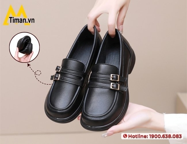 Chọn giày đế thấp cho nữ có độ đàn hồi để không bị đau chân