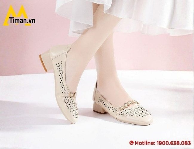 Phối đồ đẹp, thời trang cùng với giày nữ búp bê cao cấp