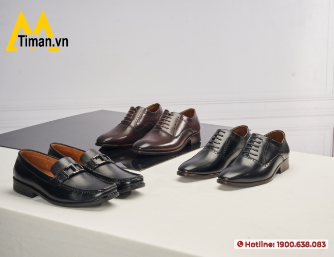 Các mẫu giày đẹp, cao cấp Timan giúp quý ông thêm tự tin lịch lãm