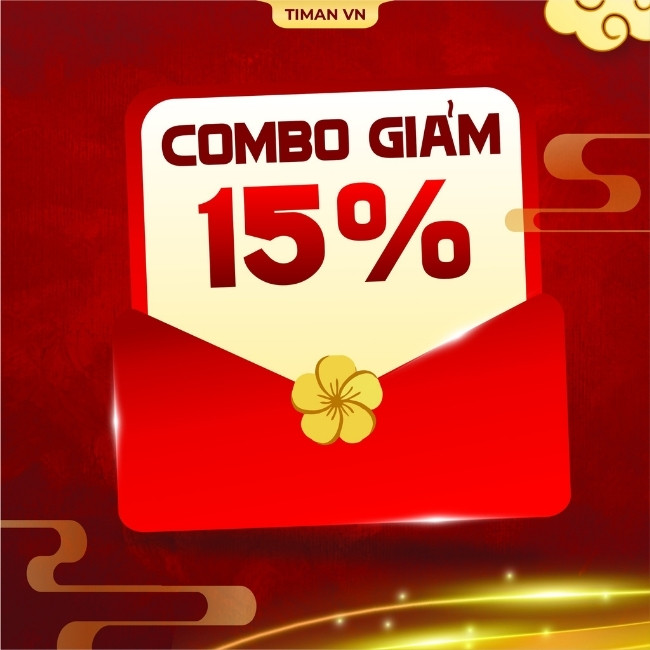 Giảm thêm 15% cho combo cao cấp tại Timan