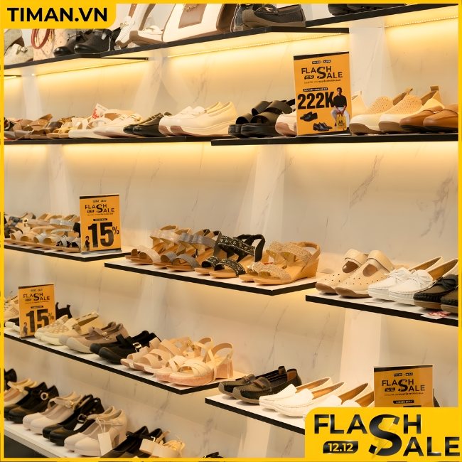 Khuyến mãi lớn 12/12 tại shop giày Timan