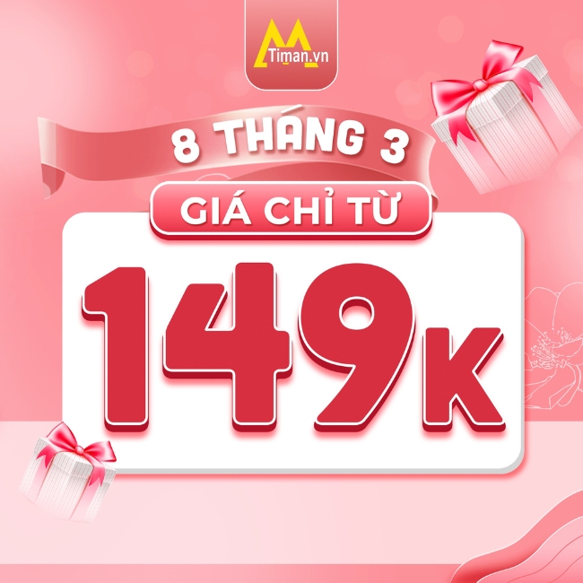 Sale lễ lớn 8/3