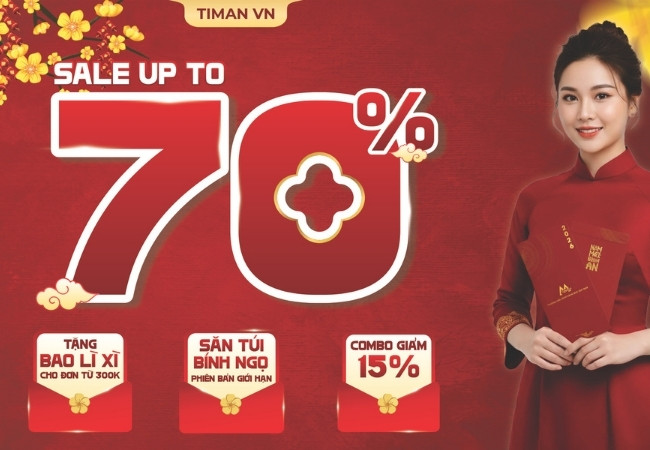 Sale Tết giá hời, không lo về giá tại Timan