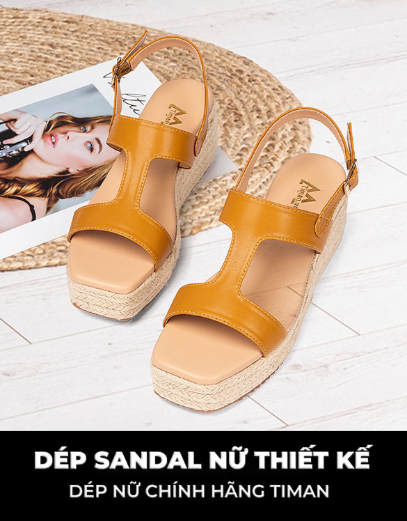 Dép sandal nữ TM-XN243 thiết kế chính hãng TIMAN