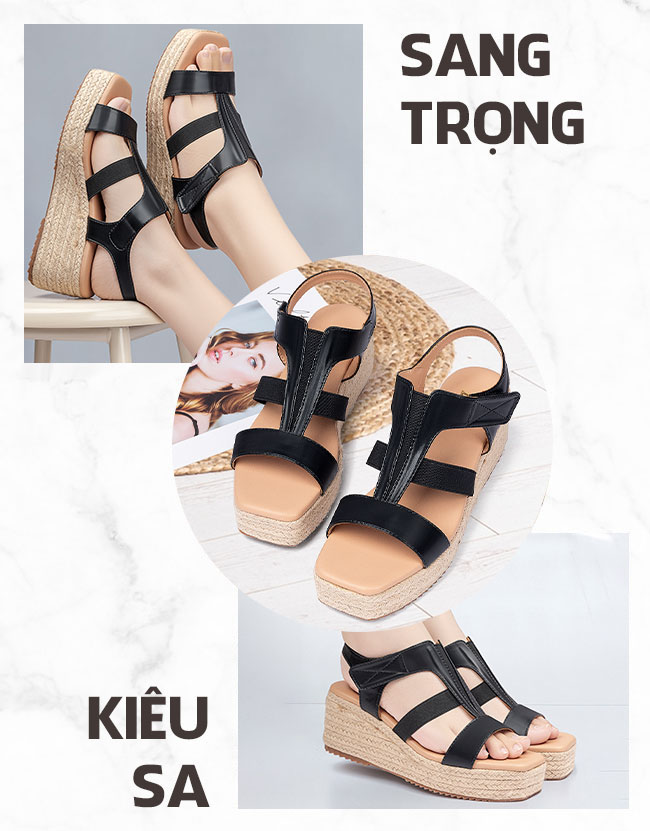 Deps sandal nữ TM-XN246 thiết kế kiêu sa sang trọng