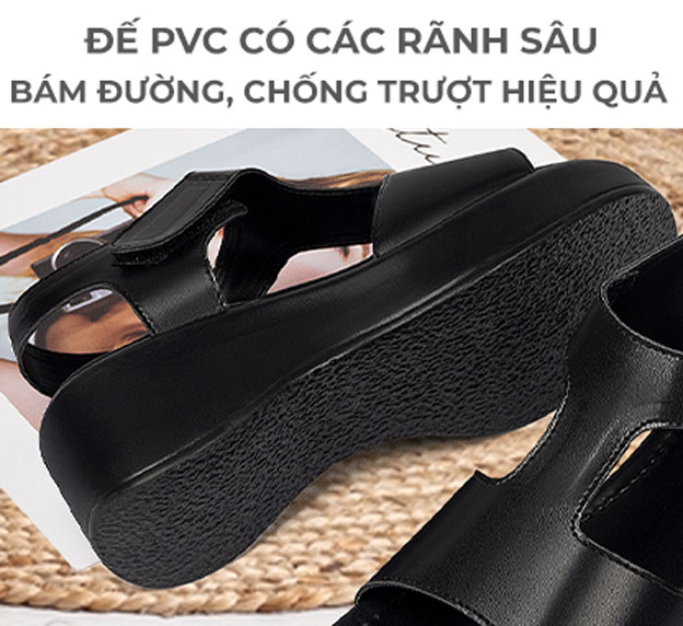 Dép sandal nữ TM-XN247 đế chống trơn trượt tốt