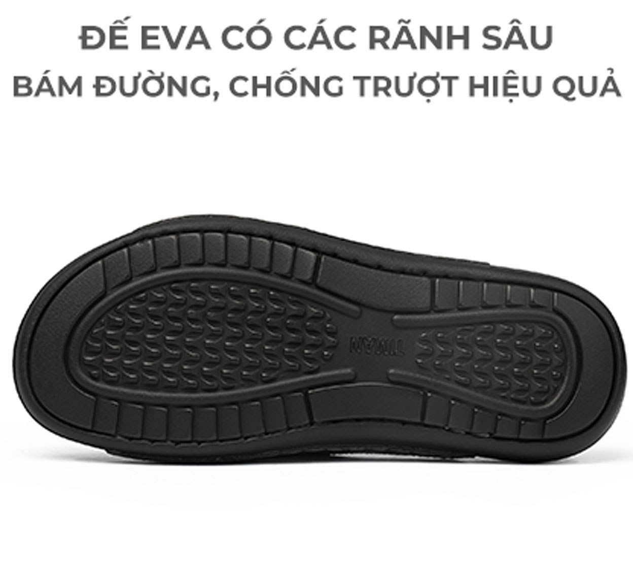 Dép quai ngang nam TM-DL90 đế cao su chống trơn trượt tốt