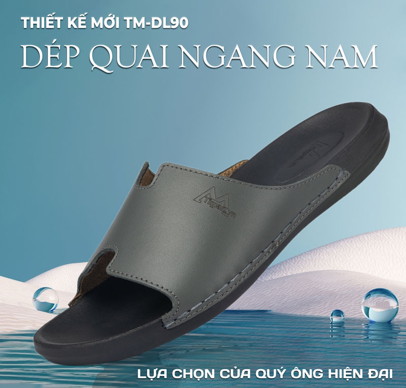 Dép quai ngang nam TM-DL90 thiết kế sang trọng