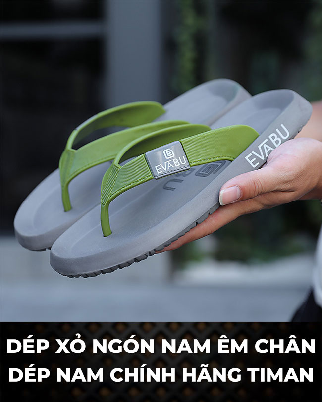 Dép xỏ ngón nam TM-DE10 thiết kế chính hãng TIMAN