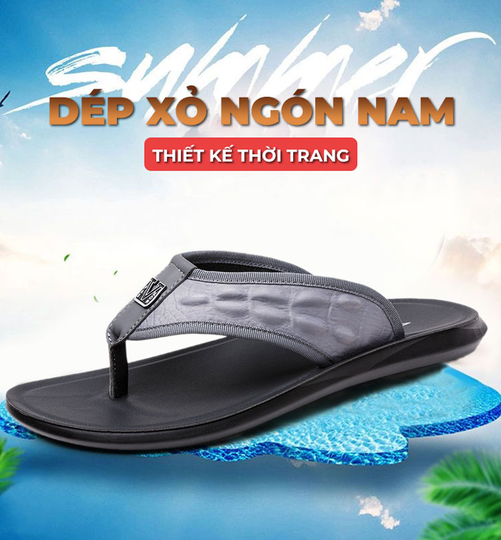 Dép xỏ ngón nam TM-DE14 thiết kế sang trọng