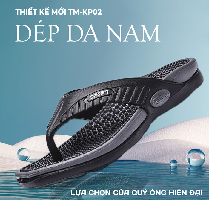 Dép xỏ ngón nam TM-KP02 thiết kế mới lạ