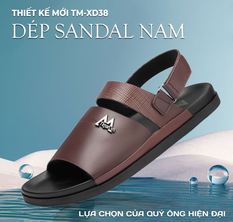 Dép sandal nam TM-XD38 thiết kế hiện đại