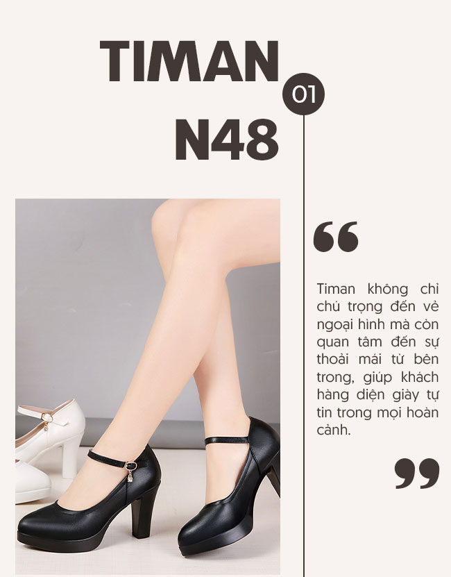 Giày cao gót nữ N48 cao cấp