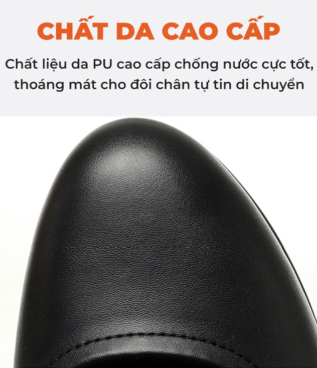 Giày cao gót nữ TM-CG502 chất da PU cao cấp