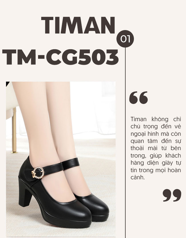 Giày cao gót nữ TM-CG503 chất lượng cao cấp