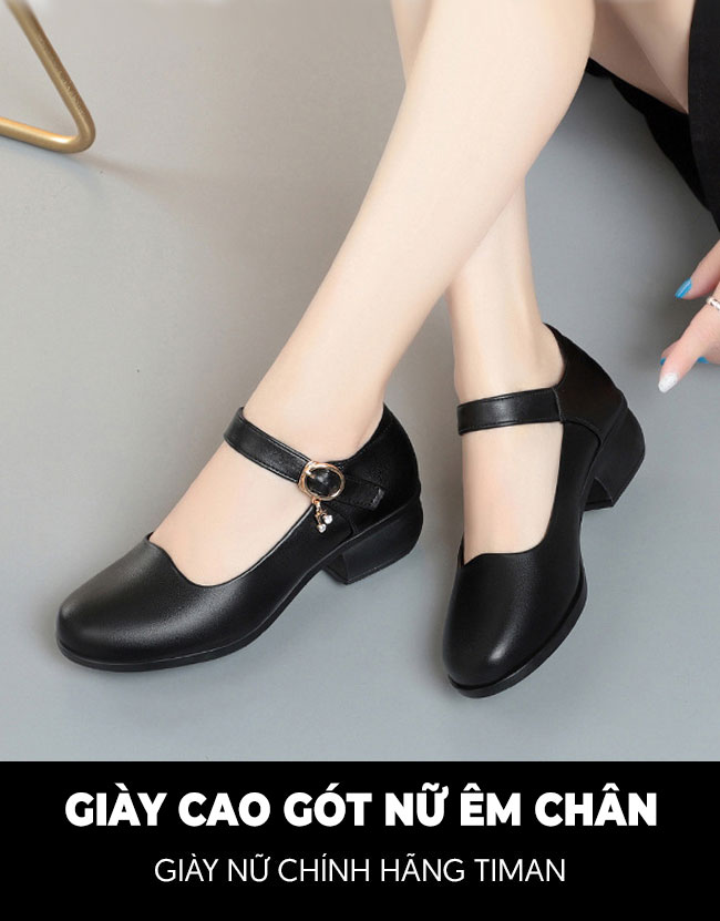 Giày cao gót nữ TM-CG504 thiết kế chính hãng TIMAN