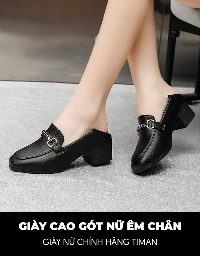 Giày cao gót nữ TM-XN509 thiết kế chính hãng TIMAN