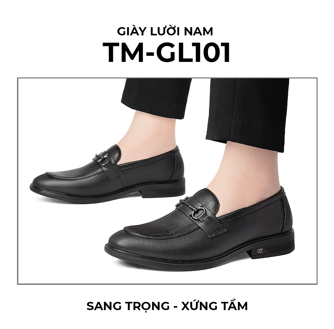 Giày lười nam TM-GL101 phong cách đơn giản