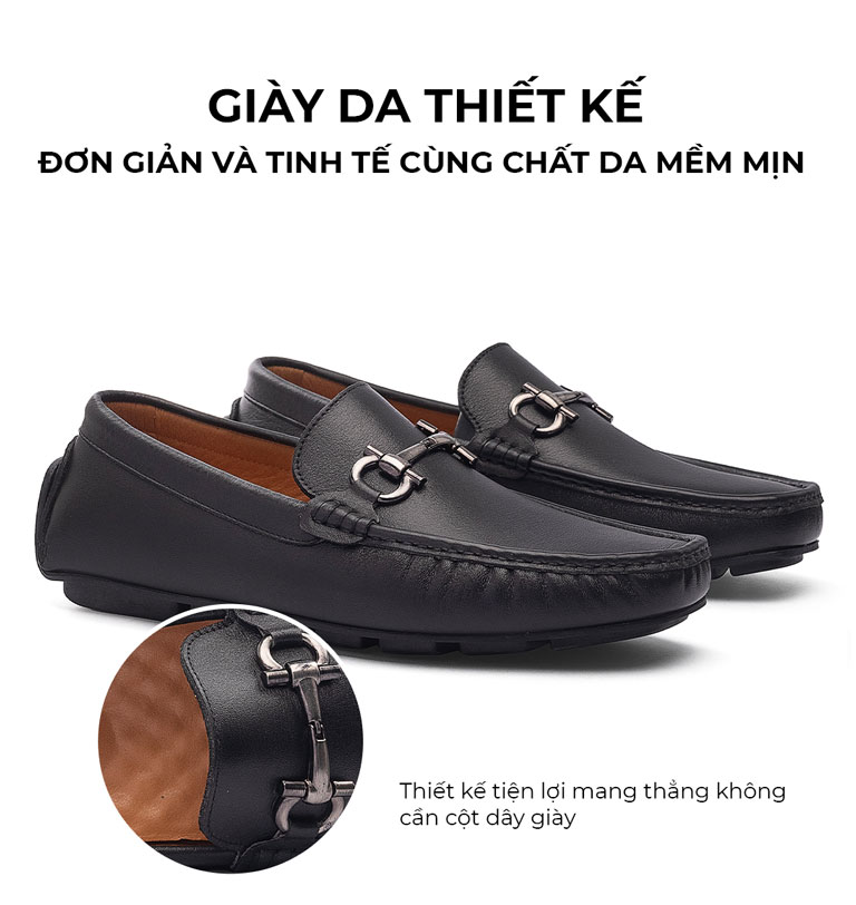 Giày lười nam TM-GL109 phong cách đơn giản