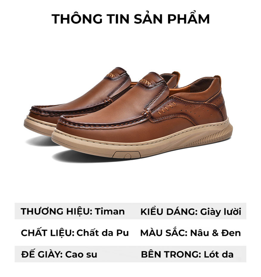 Giày lười nam TM-RK52 chất lượng cao cấp