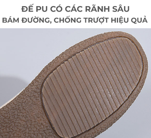 Giày lười nữ TM-XS51 đế chống trơn trượt tốt