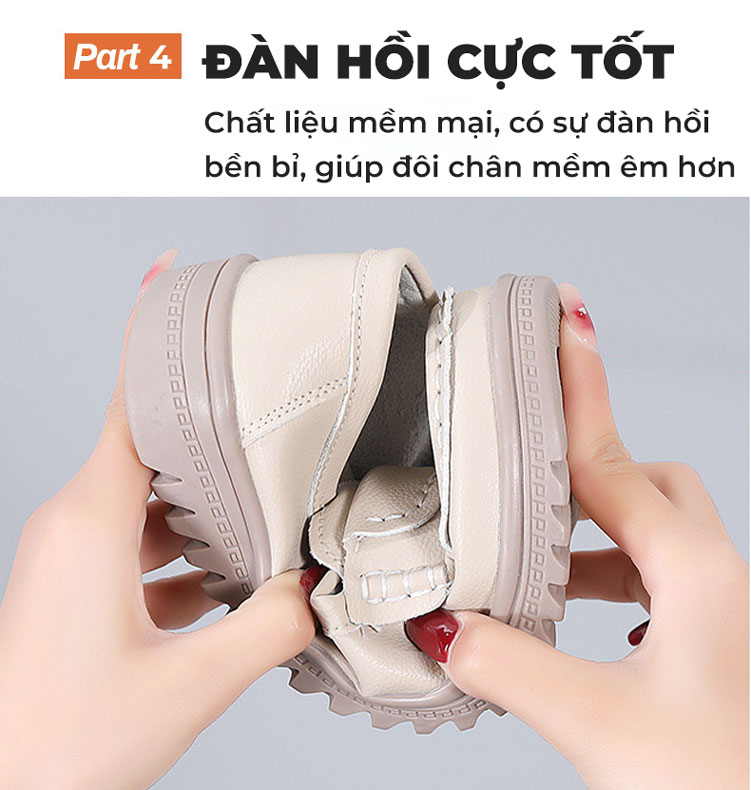 Giày lười nữ TM-XS52 đàn hồi cực tốt