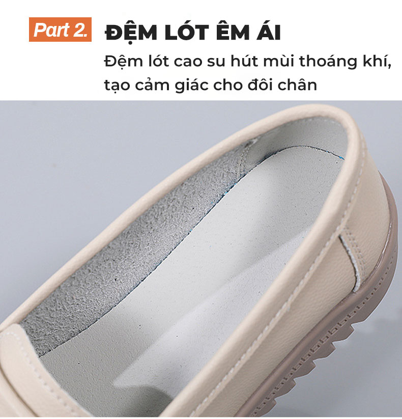 Giày lười nữ TM-XS52 đệm lót êm ái