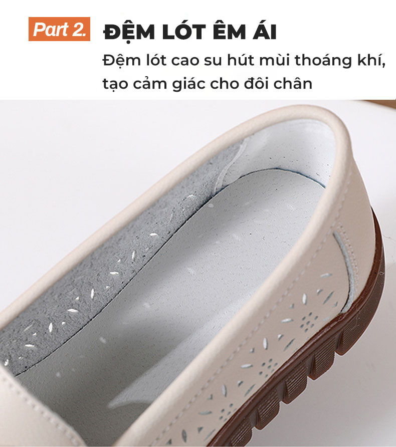 Giày lười nữ TM-XS54 đệm lót êm ái