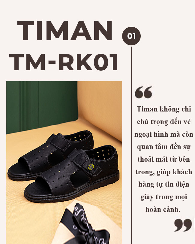 Giày sandal nam TM-RK01 sự lựa chọn hoàn hảo