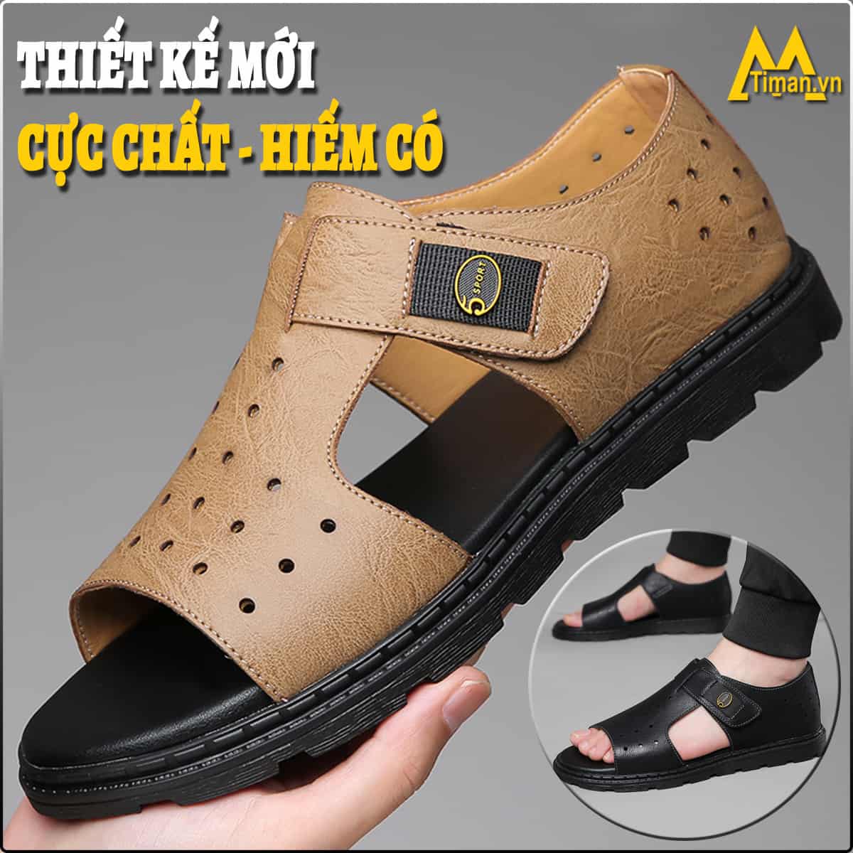 Giày sandal nam TM-RK01 thiết kế mới lạ