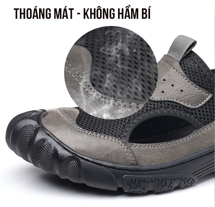Giày sandal nam TM-RK14 thoáng khí tốt