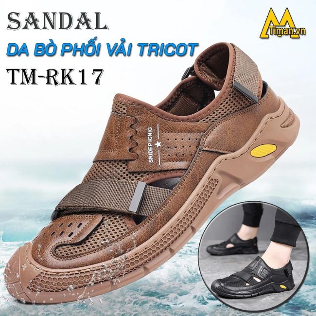 Giày sandal nam TM-RK17 lên chân cực êm