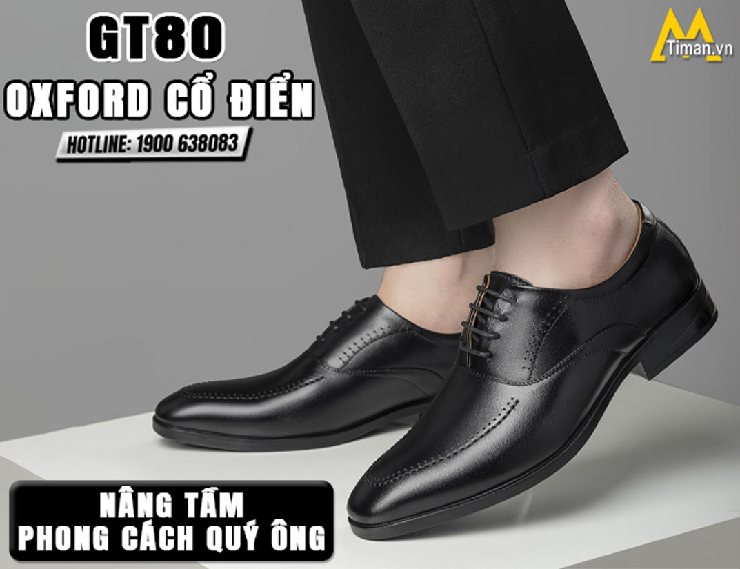 Giày oxford lựa chọn hoàn hảo cho phong cách đàn ông
