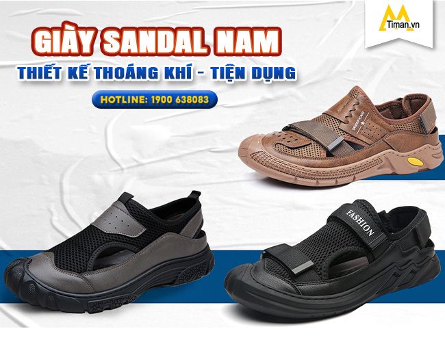 Giày sandal nam Timan cao cấp giá tốt