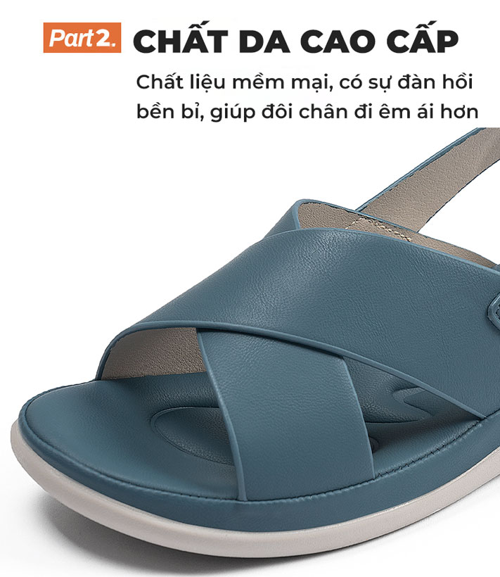 Giày sandal nữ TM-XN501 chất da cao cấp