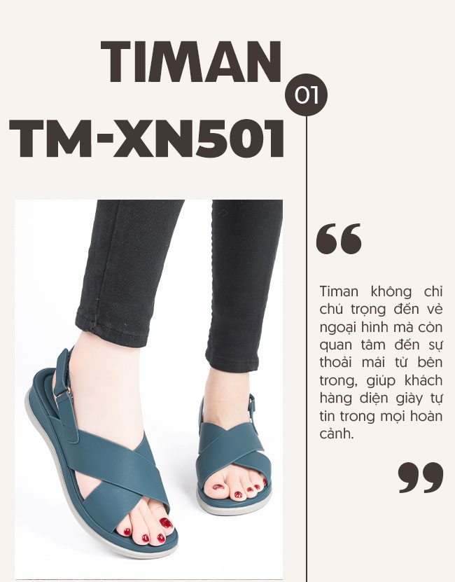 Giày sandal nữ TM-XN501 chất lượng cao cấp