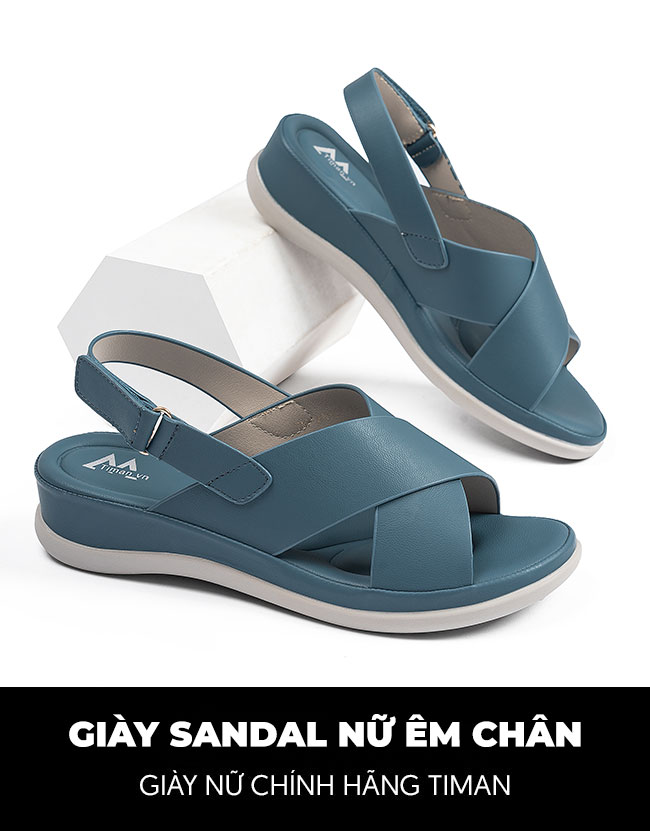 Giày sandal nữ TM-XN501 thiết kế chính hãng TIMAN